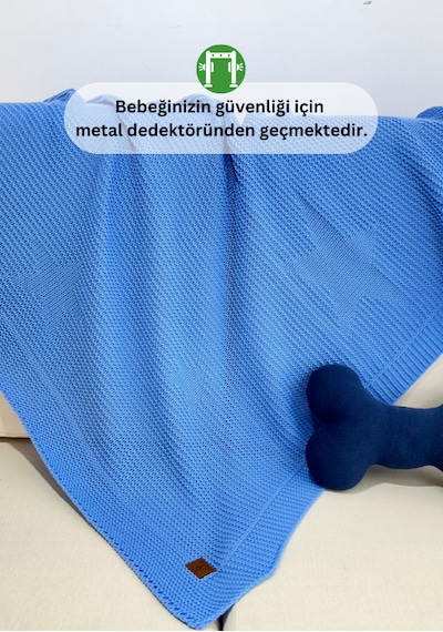 Little Dedi Starlink Örme Bebek Kundak Battaniyesi Oeko-tex Sertifikalı Çocuk