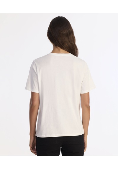 Yargıcı Regular Bisiklet Yaka Kısa Kol T-shirt 25kkts9014x 002 Beyaz