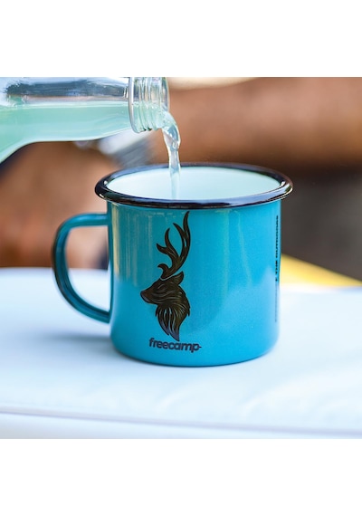 Freecamp Campers Emaye Mug 350ml-mavi Mavi