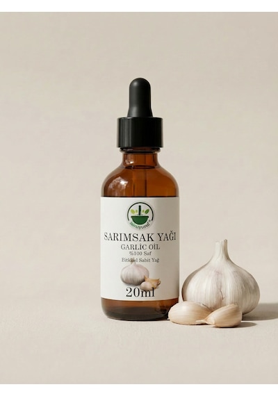Sarımsak Yağı Garlic Oil Garlic Infused Oil Allium Sativum Saf Doğal 20 Ml 20 ML