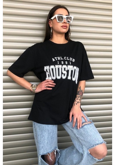 Startmore Unisex Challenge Rahat Kesim Oversize Siyah