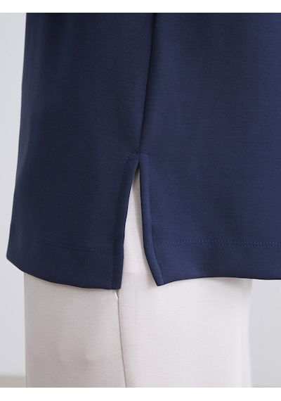 Lcw Everyday Lacivert Oversize Modal Karışımlı Kadın Sweatshirt