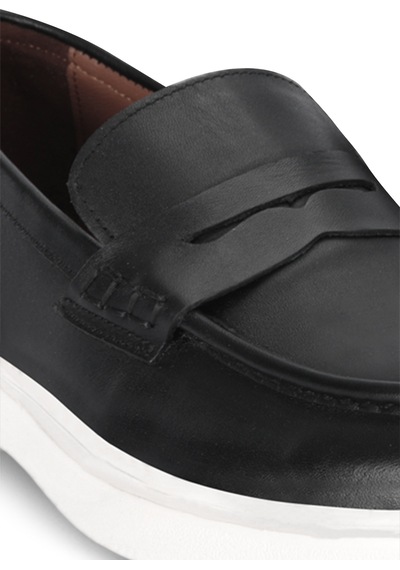 Slazenger York I Erkek Deri Siyah Comfort