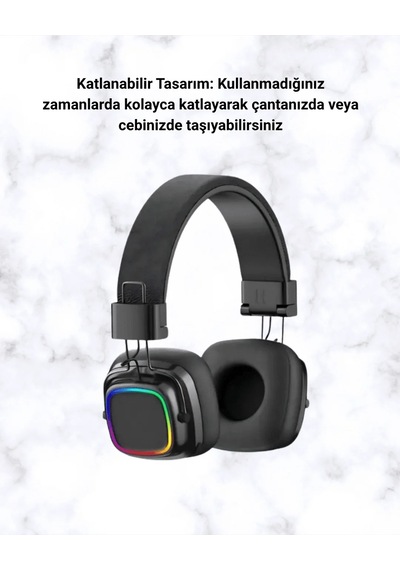 Katlanabilir Bluetooth Kulaklık 15-40 Saat Pil Süresi İle