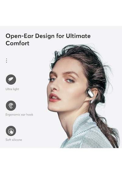 Ultra Açık Kulak Kulaklık Kablosuz Bluetooth - Açık Hava Ergonomik Fit Kemik İletim Kulakiçi Kulaklıklar, Su Ge