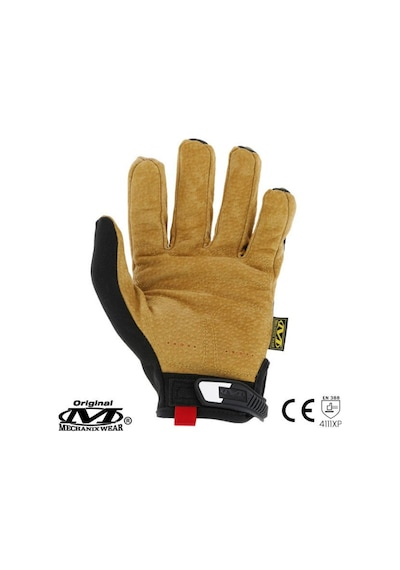 Mechanix Wear® M-Pact Durahide Leather Deri Eldiven (Siyah/Kahve) Siyah - Kahverengi