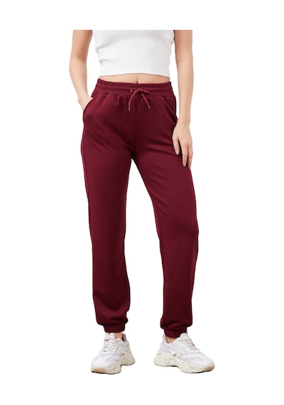 Giyimodam Modal Kumaş Jogger Eşofman Altı Unısex Bordo