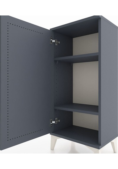 Arges Komodin 2 Raflı Tek Kapaklı 44x30x96 Antrasit-antrasit Antrasit Arges Komodin 2 Raflı Tek Kapaklı 44x30x96 Antrasit-antrasit Antrasit