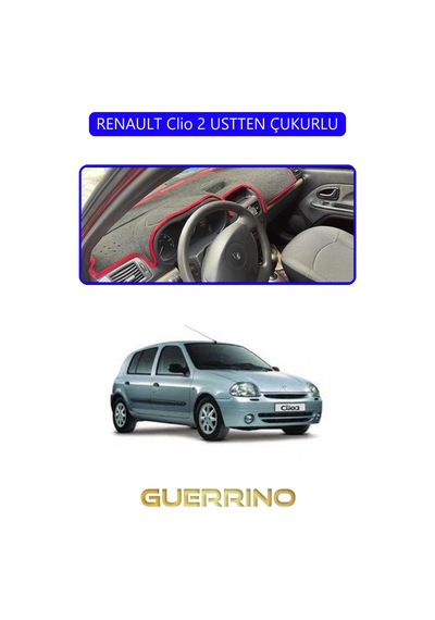 Renault Clio 2 Ustten Çukurlutorpido Koruma Halısı Mavi Kenar