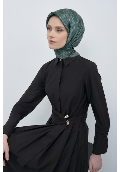 Armine Saf İpek Sura Eşarp-2026 İlkbahar-yaz- 953700d Zümrüt