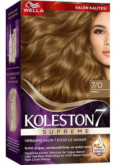 Koleston Supreme Kit Saç Boyası 7/0 Kumral