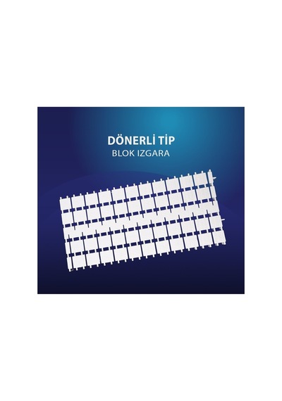 20 Cm Döner Tip Blok Serisi Havuz Kenar Izgarası 10 Mt - 867221996