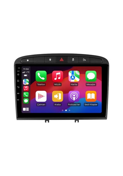 Peugeot Rcz 2011-2015 Android Multimedya Carplay Android Auto Navigasyon 8gb Ram 128gb Pro 9"