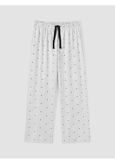 Lcw Dream Gri Puantiyeli Kadın Pijama Alt