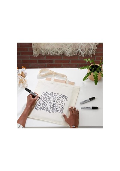 Kalıcı Marker - Kesik Uçlu, Siyah, 2'li Paket 103 Ivory