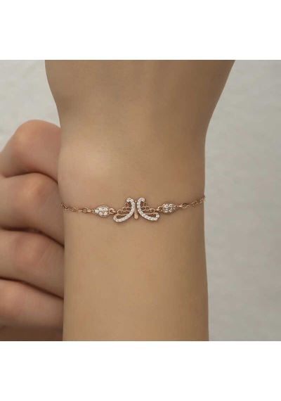 925 Ayar Gümüş Rose Kadın Bileklik 53981268