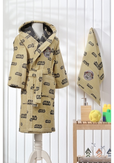 Özdilek Starwars Mandalorian Disney Lisanslı Çocuk Bornoz Seti 5/6 Yaş Çok Renkli
