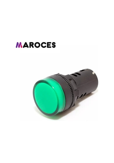 Ad22-22Ds 22Mm 220V Sinyal Lambası Yeşil