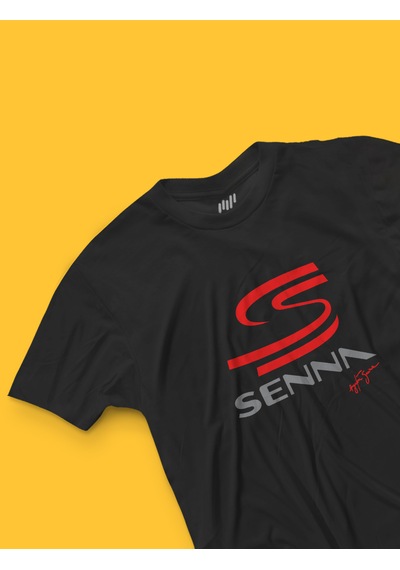 Fnbx Ayrton Senna İmzalı Senna Logolu T-shirt SIYAH