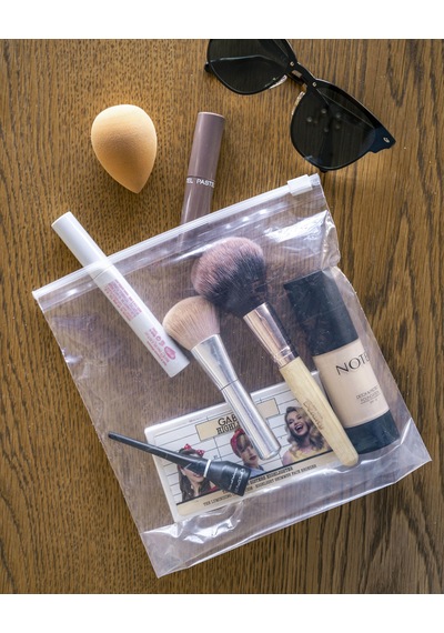 Fermuarlı Organizer Poşet 10 Adet 20x20+5 Cm Şeffaf