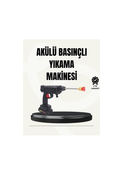 48v Şarjlı Basınçlı Yıkama Makinesi Kablosuz Su Tabancası - Ssssss6521-5454 Renkli