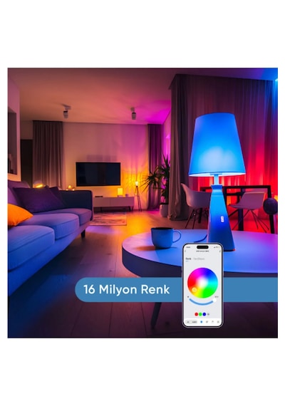 Şımart Teknoloji E27 9W 16 Milyon Renk Akıllı Bluetooth Ampul