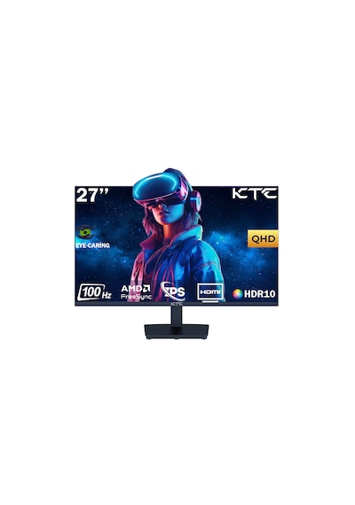 KTC H27T27 27" 7 MS 100 Hz FreeSync IPS WQHD LED Monitör