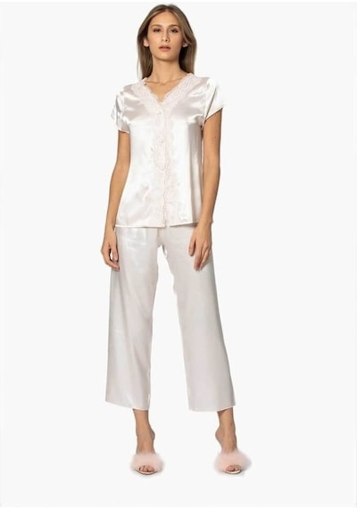 Pierre Cardin 6010 İpek Saten 6 Lı Gecelik Sabahlık Pijama Takım