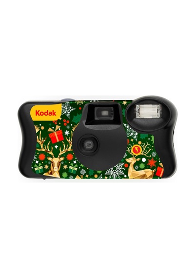 Kodak Funsaver Flash Chrismes 39 Poz Özel Seri Sınırlı Üretim Tek Kullanımlık Analog Fotoğraf Makinesi