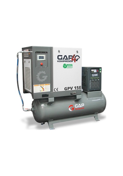 Depo Üstü Vidalı İnventörlü Hava Kompresörü 500 Lt 15 Hp