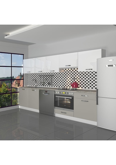 Decoraktiv Elite 280 Ankastre Fırın Modüllü Mdf Hazır Mutfak Dolabı - Tezgah Dahil - Kumtaşı - Beyaz Bej Decoraktiv Elite 280 Ankastre Fırın Modüllü Mdf Hazır Mutfak Dolabı - Tezgah Dahil - Kumtaşı - Beyaz Bej