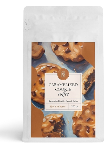 Mim And More Caramelized Cookie Coffee Karamelize Kurabiye Aromalı Kahve Filtre Kahve 200 G