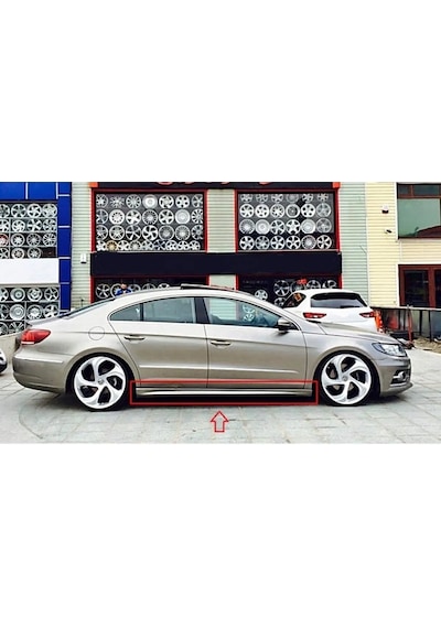 Vw Cc Yan Marşpiyel Takımı - R Model - Fiberglass