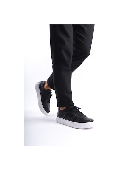 Mubiano Hakiki Deri Erkek Spor Ayakkabı & Sneaker Siyah -mbkry650-s Siyah