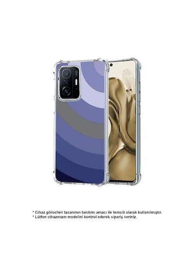 Tecno Camon 18 Uyumlu Köşe Korumalı Renk Cümbüşü D Tasarımlı Şeffaf Silikon Kılıf