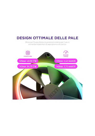 F140 Rgb İkili Paket 2 X 140 Mm Çift Taraflı Rgb Fan, Rgb Denetleyicili 20 Ayrı Ayrı Adreslenebilir Led Dengeli Hava Akışı Ve Statik Baskı Siyah