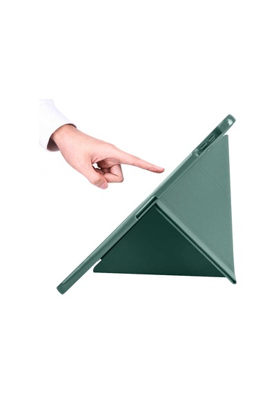 Zore Mi Pad 5 Kılıf Nvth Tri Folding Kalem Bölmeli Standlı Kılıf - Rose Gold