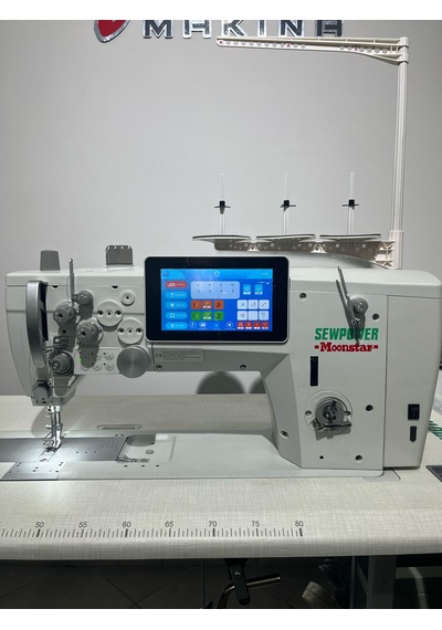 Sewpower Moonstar Çift Papuç Dikiş Makinesi Kalın Materyal 2867 Model Yok