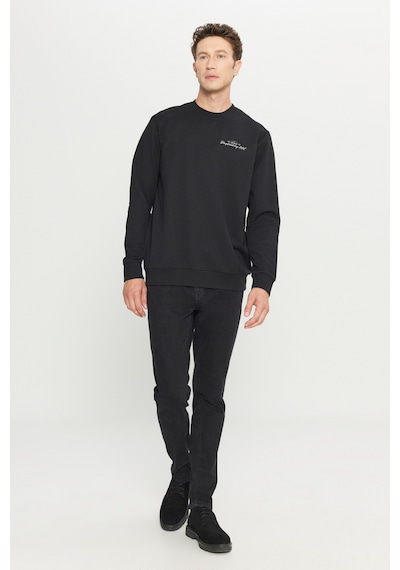 AC&Co / Altınyıldız Classics Erkek Sıyah 2 İplik Pamuklu Standart Fit Normal Kesim Rahat Bisiklet Yaka Sweatshirt Siyah AC&Co / Altınyıldız Classics Erkek Sıyah 2 İplik Pamuklu Standart Fit Normal Kesim Rahat Bisiklet Yaka Sweatshirt Siyah