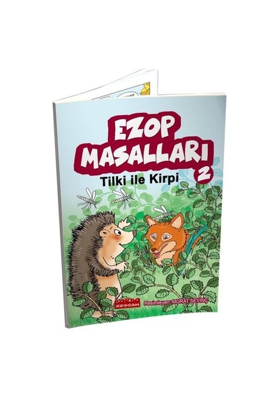 Ezop Masalları 2 - Tilki İle Kirpi- Bordo Ressam