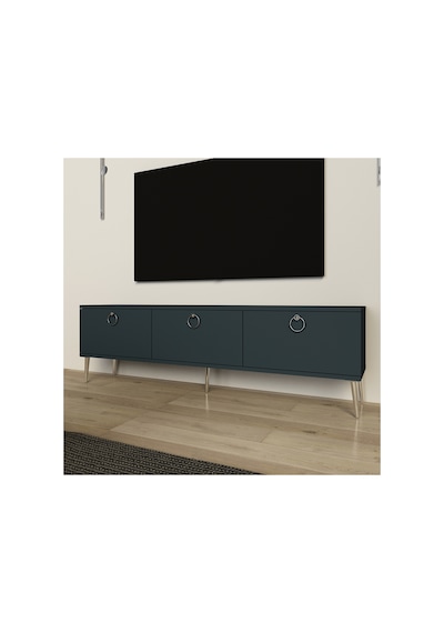 Maxi 150 Cm Tv Ünitesi, Tv Sehpası Antrasit - Gümüş Antrasit-gümüş