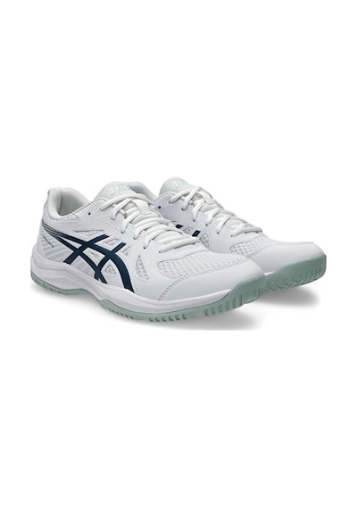 Asics Upcourt 6 Erkek Voleybol Ayakkabısı 1071a104-104 Beyaz Beyaz
