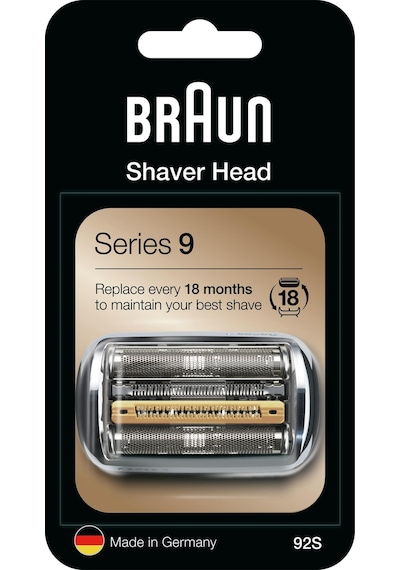 Braun 9 Serisi Tıraş Makinesi Yedek Başlığı 92S Gümüş