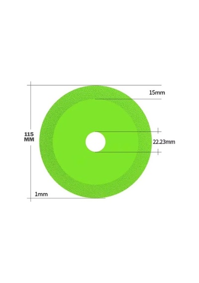 Cam Seramik Taş Fayans Şişe Vazo Kesme Diski 115 Mm