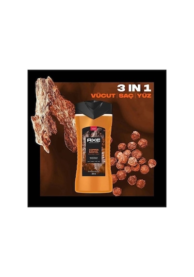 Axe Premium Collection Duş Jeli Copper Santal 300 Ml X 2 Adet PKT.AXE.016 Diğer