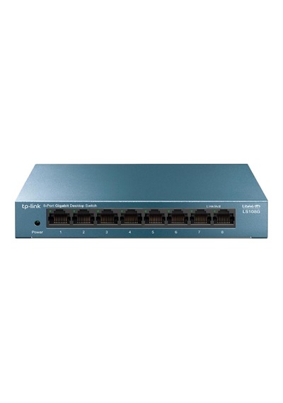Tp-link Ls108g 8 Port 10-100-1000 Mbps Switch Metal Kasa