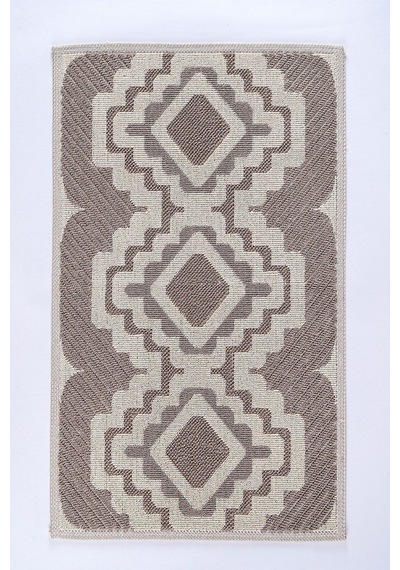 2 Li Bukle Banyo Takımı Banyo Tekstili/modern/doğal/sade/şık Kaymaz Taban -1072 Kahve