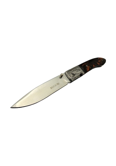 Buck Knives Bk-011bk Kamp Çakı 23 Cm - Kahverengi Sedef Sap, Kılıflı, Kutulu