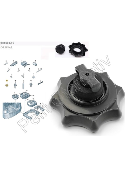 Scirocco Stepne Sabitleme Civatası 1K0803899B