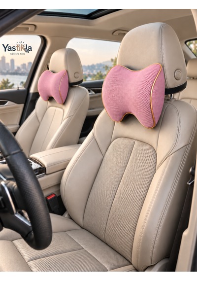 Araç İçi Ergonomik Boyun Destekli Ortopedik Visco Oto Koltuk Başlığı